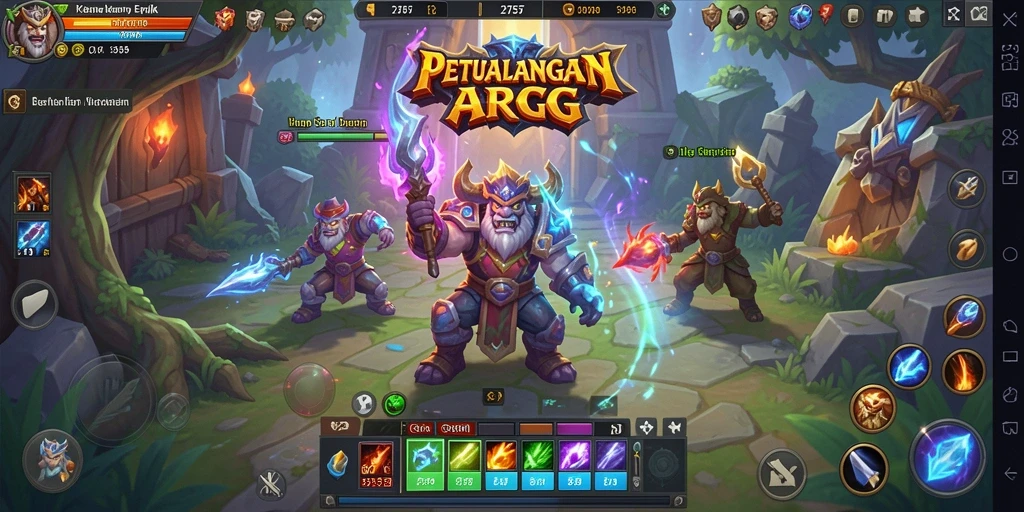 Tampilan gameplay ARPG yang seru dan mendebarkan di 2757.