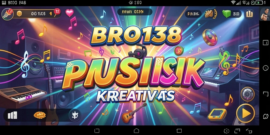 Tampilan gameplay menarik dari BRO138, menampilkan interaksi musik yang seru.