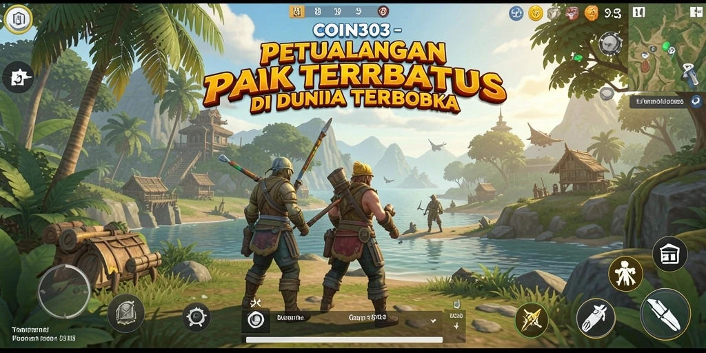 Tampilan gameplay COIN303 yang menakjubkan dalam dunia terbuka.