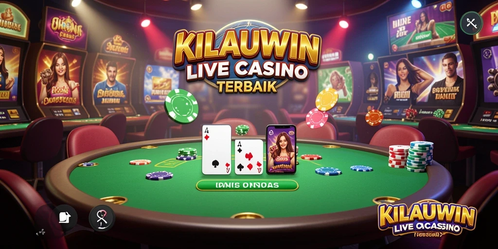 Tampilan gameplay Live Casino KILAUWIN yang dinamis dan interaktif.