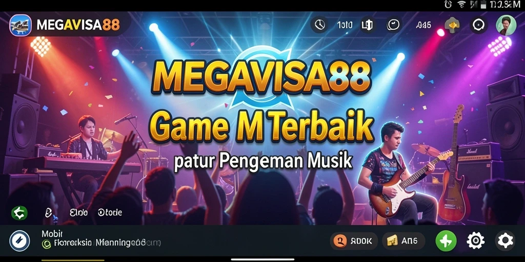 Tampilan gameplay seru dari MEGAVISA88 dengan banyak pilihan lagu.