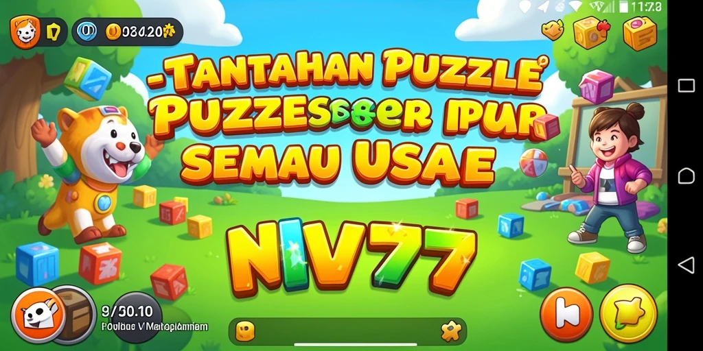 Tampilan gameplay NV77 yang menantang dan menarik.
