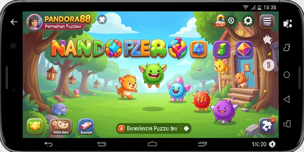 Gameplay seru PANDORA88 dengan berbagai tantangan puzzle.