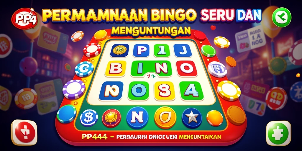Tampilan gameplay menarik dari PP444 yang menampilkan undian Bingo.