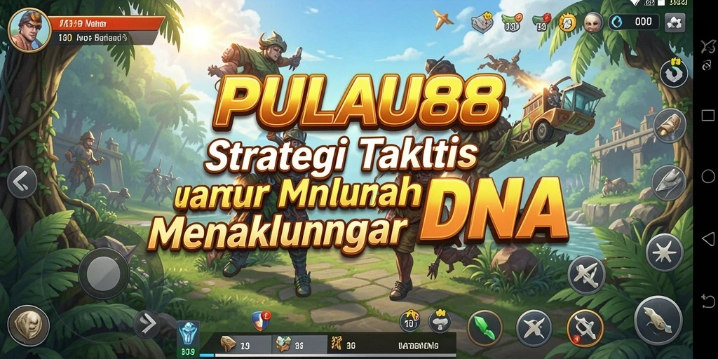 Tampilan gameplay PULAU88 yang menampilkan strategi dan taktik pertempuran.