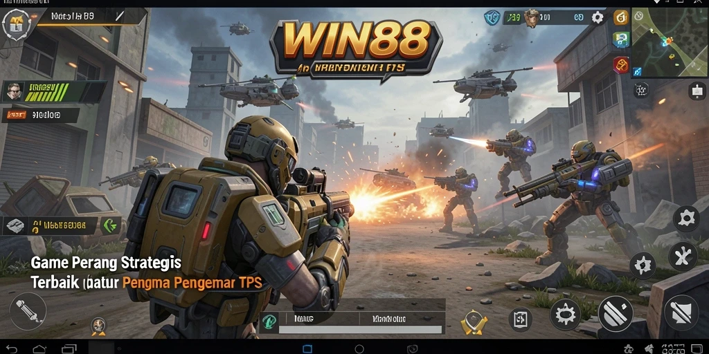 Tampilan pertandingan seru di gameplay WIN88 yang mendebarkan.